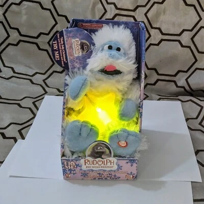 Nuevo Rudolph Reno Nariz Roja Abejorro Abominable Monstruo de Nieve Canta Luces  Foto 1 de 4