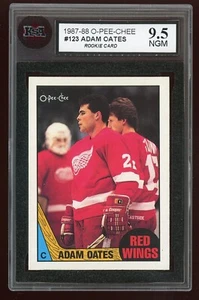 1987-88 O-Pee-Chee #123 Adam Oates RC KSA 9.5 - Picture 1 of 2