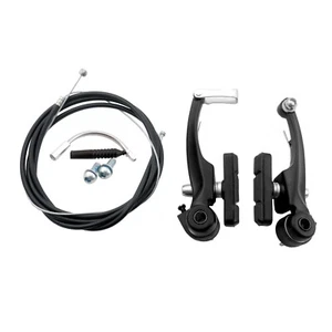 Kit de frenos en V, brazos de aleación, bloques de freno y cable - Kit de frenos MTB/BMX delanteros o traseros - Imagen 1 de 5