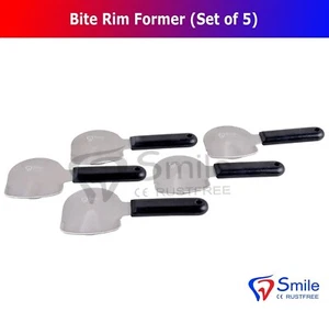 Denture Occlusal Wax Rim Bite Former Paddle Laboratory Hot Plate Dental Set Of 5 - Picture 1 of 5