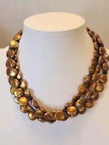 Silpada Halskette Süßwasser Münze Perlen Sterlingsilber nicht mehr produziert fabelhaft  - Bild 1 von 12