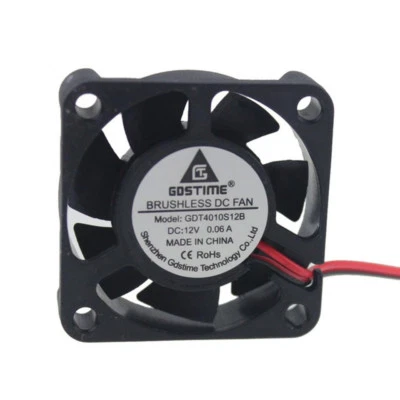 12V 40mm 4010S DC Brushless 2-pin 40x40x10mm CPU / Laser / Printer Cooling Fan - Image 1 of 4