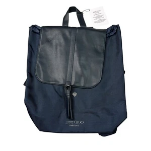 Jimmy Choo Parfums Backpack Drawstring Top Magnet Closure NEW Navy Blue - Picture 1 of 8
