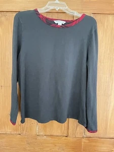 Maglia donna Pendleton nera rossa a quadri taglia XL extra large - Foto 1 di 3