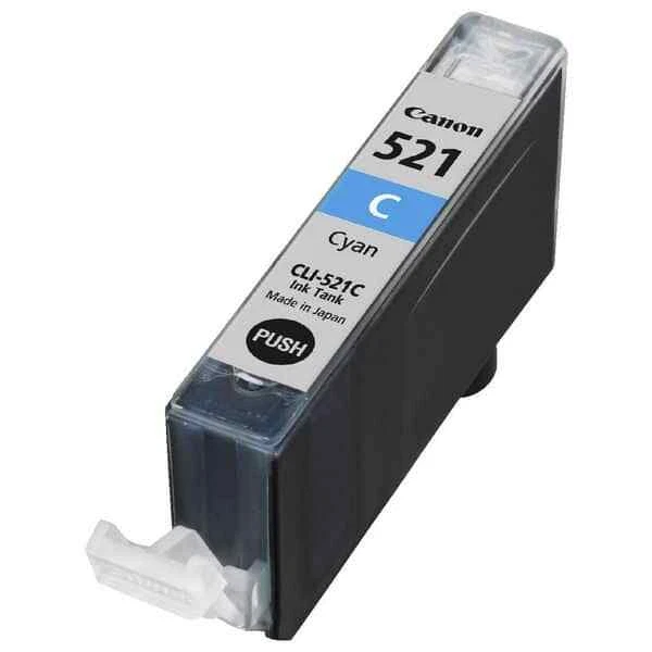 1x Genuine Canon CLI-521 CYAN Ink Cartridge For iP4700,MP630,MP980,MX860 - Image 1 of 1