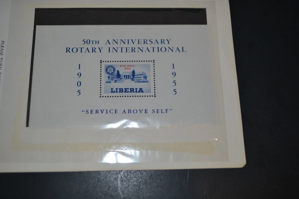 LIBERIA SCOTT #C99 ROTARY INTERNATIONAL SOUVENIR SHEET MNH SET OF 1 - Image 1 of 1