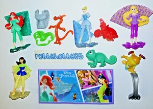 DISNEY PRINCESS COMPLETE SET WITH ALL PAPERS EN365 - SE570 KINDER SURPRISE 2018 - Picture 1 of 1