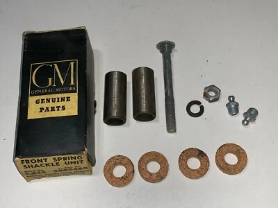 Juego de grilletes de resorte delantero para camión Chevrolet 1947-1956 - incompleto - GM 3847460 Foto 1 de 4