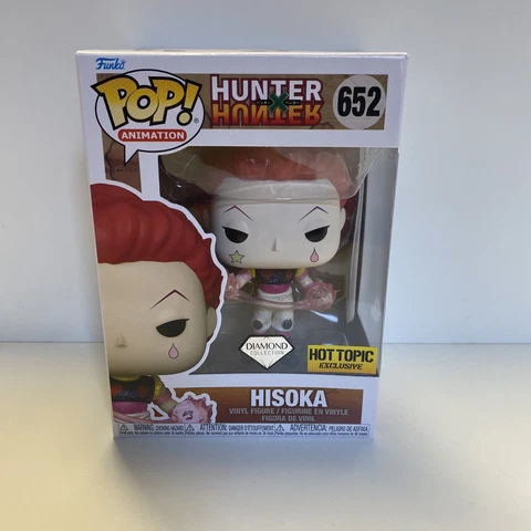 FUNKO POP HISOKA 652 DIAMOND - HUNTER X HUNTER HOT TOPIC VINYL +PROTECTOR Cover