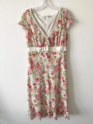 Vestido floral para mujer Calvin Klein talla 8 Foto 1 de 2