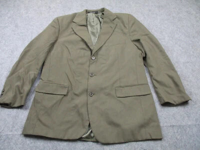 Chaqueta Abrigo Jos A Banks Para Hombre 44 R Verde 100% Lana 3 Botones * Foto 1 de 4