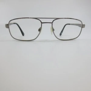 Stetson Eyeglasses Frame Unisex Adults Polished Silver Full Rim Square 54-17 - Picture 1 of 7