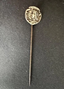 Ancienne épingle à chapeau à cravate Jeanne d'arc argent massif sterling silver - Picture 1 of 9