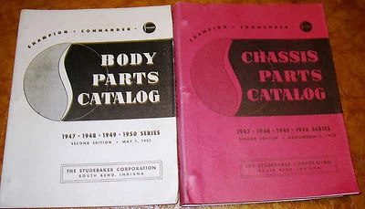 1947 1948 1949 1950 Studebaker Chassis Body Parts Catalog Champion Commander  - Image 1 of 4