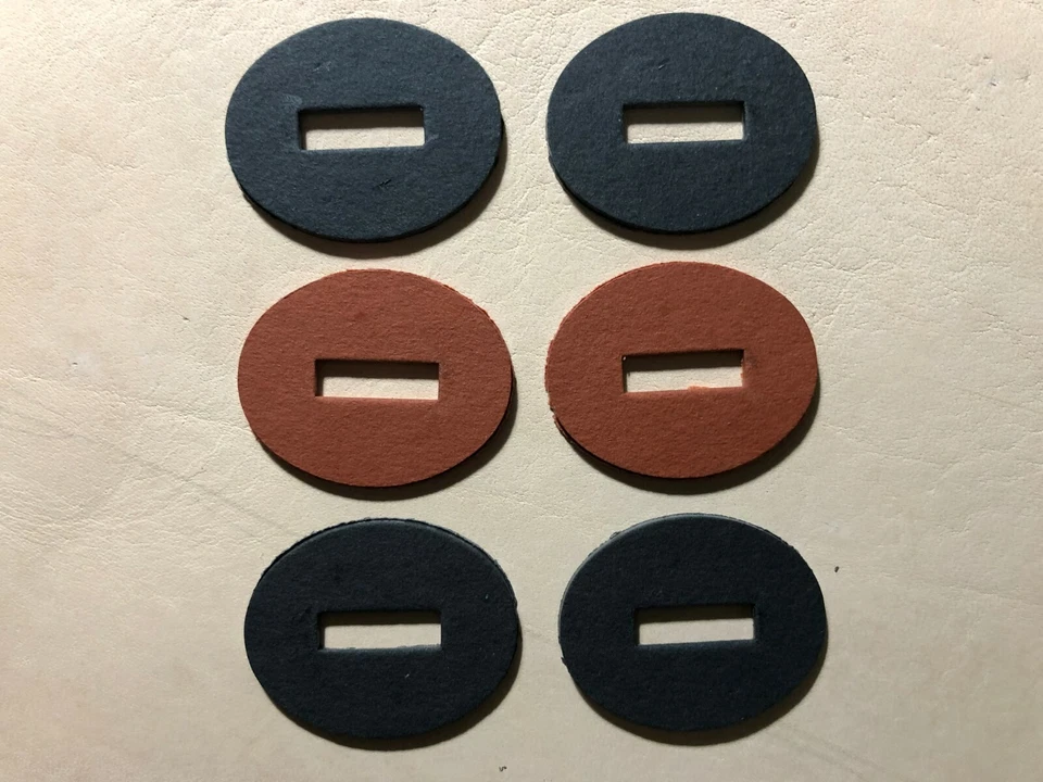 WW2 CAMILLUS M3 MANGO CUCHILLO ESPACIADORES DE COLORES! ¡TABLERO DE FIBRA VULCANIZADA! Foto 1 de 1