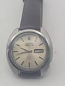 1971 Seiko 5 Actus Men’s 21 jewels Automatic Watch Stainless 6119-7103 serviced - Picture 1 of 3