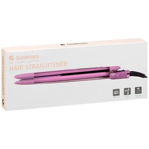 Plancha de pelo Goodmans con placas de aluminio calienta hasta 200°C - rosa - Imagen 1 de 7