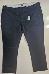 RESERVE Trousers Black Color Long Stretch Pants Waist Size 48" New with Tags - Picture 1 of 9