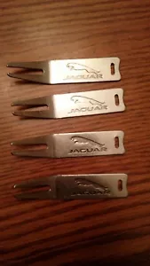 Juego de 4 herramientas de divot de golf con logotipo de Jaguar de metal. Envío gratuito - Imagen 1 de 2