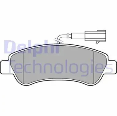 Pastillas de freno semimetálico LP3153 DELPHI para FIAT PEUGEOT CITROËN OPEL - Imagen 1 de 4