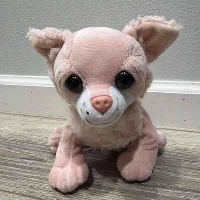 Ganz Webkinz Chichi Chihuahua Dog Plush No Code HM484 Pink White EUC - Image 1 of 4