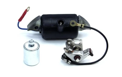 Bobina accensione + interruttore contatto accensione + condensatore SET per impianto accensione Bosch - Immagine 1 di 4