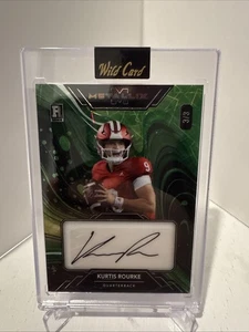 Kurtis Rourke Auto 3/3 - 2025 Wild Card Metallix Green Lazer - Picture 1 of 2