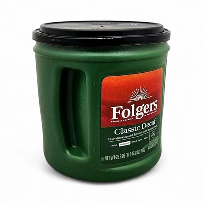 Folgers классический кофе средней обжарки молотый без кофеина - 28,8 унц - Изображение 1 из 3