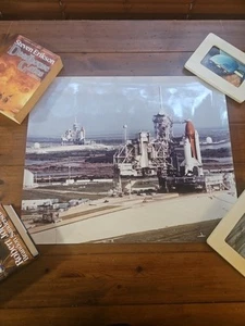 Kennedy Space Center Shuttle Launch Pad Vintage Hochglanz 24x20 Hochglanz Foto - Bild 1 von 7