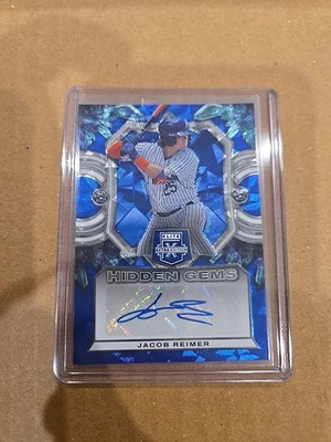 2023 Panini Elite Extra Edition - Hidden Gems Jacob Reimer #HG-JRM Blue (AU, RC) - Image 1 of 2
