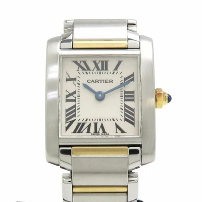 CARTIER Tank Française Sm W51007Q4 Case Size 20×25mm Ladies Used Watch #12132 - image 1 of 4