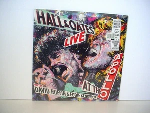 DARYL HALL & JOHN OATES Live At The Apollo SEALED 1985 Temptations Hype Sticker - Picture 1 of 3