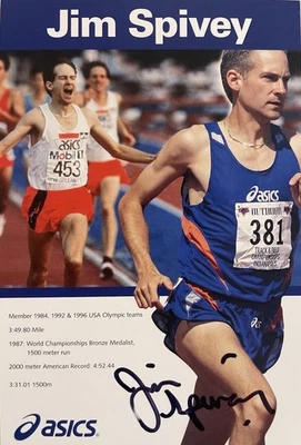 吉姆·斯皮维 * * 签名/亲笔签名 * * 3 次奥运选手 #2 — 第 1/4 张图片