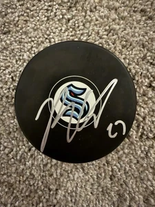 Ryan Winterton Signed Kracken Puck W/COA - Picture 1 of 1
