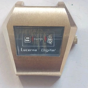 RELOJ LUCERNE. DEFECTOS EN ESFERA( VER FOTOS) NO FUNCIONA. - Imagen 1 de 8