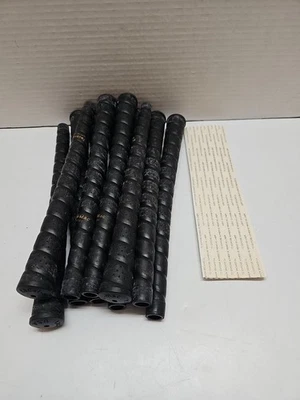 11 Piece New Tacki Mac Midsize Pro Tour Black Wrap Round Grip MID SIZE Grips. - Image 1 of 2