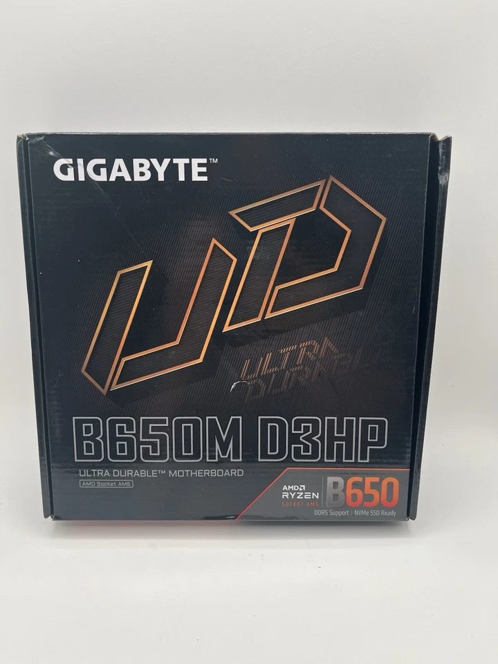 GIGABYTE B650M D3HP AM5 AMD B650 M-ATX Motherboard - Image 1 of 4