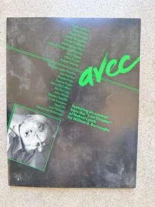 Avec Vol. 1 Nr. 1 (1988) mit Burroughs Lost Naked Lunch Chapter, Kyger, Eigner - Bild 1 von 10