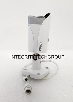 Lorex E841CA-E 4K Ultra HD IP Security Bullet Camera Color Night Vision White - Image 1 of 4