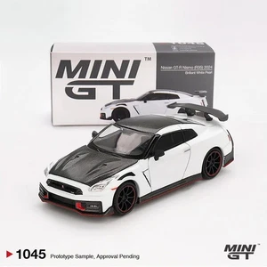Mini GT 1045 Nissan Skyline GT-R Nismo (R35) 2024 Brilliant White Pearl RHD 1/64 - Picture 1 of 4