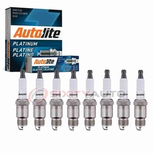 8 pc Autolite Platinum Spark Plugs for 1975-1976 Bricklin SV-1 Ignition gs - Picture 1 of 5