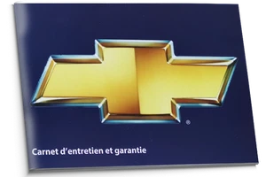Libretto di manutenzione Chevrolet francese pulire - Foto 1 di 3