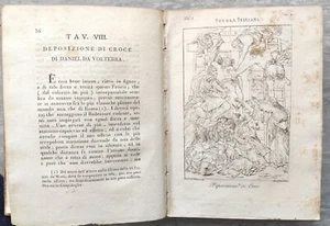 1816 INCISIONE DEPOSIZIONE DI CROCE DANIEL DA VOLTERRA - Imagen 1 de 1