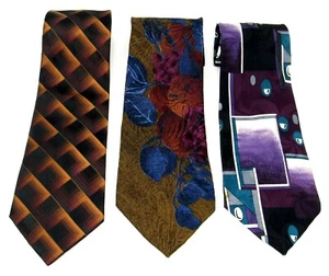Lote de 3 corbatas 100 % seda TKS para Nordstrom, material corbata londinense - Imagen 1 de 3