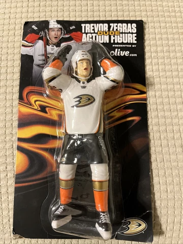 Anaheim Ducks Trevor Zegras Action Figure Collectible Cover