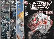 JUSTICE LEAGUE OF AMERICA 2006 LOT OF 4 - #36 #37 #39 #40 BLACKEST NIGHT (NM-)