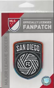 San Diego FC MLS Soccer Patch 2 1/4" x 3" Sew On Iron On Official Futball Pkg - Picture 1 of 1