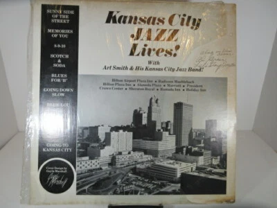 ART SMITH Kansas City Jazz Lives With Art Smith& His Kansas Shrink LP VG+ c VG Foto 1 de 4