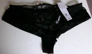1 Chantelle Fleurs Signature Hipster Size Medium Black Style 1204 - Picture 1 of 2