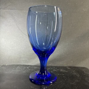 Libbey Blue 16 Unzen Trinkglas Eistee Kelch.  7 1/4" hoch - Bild 1 von 2